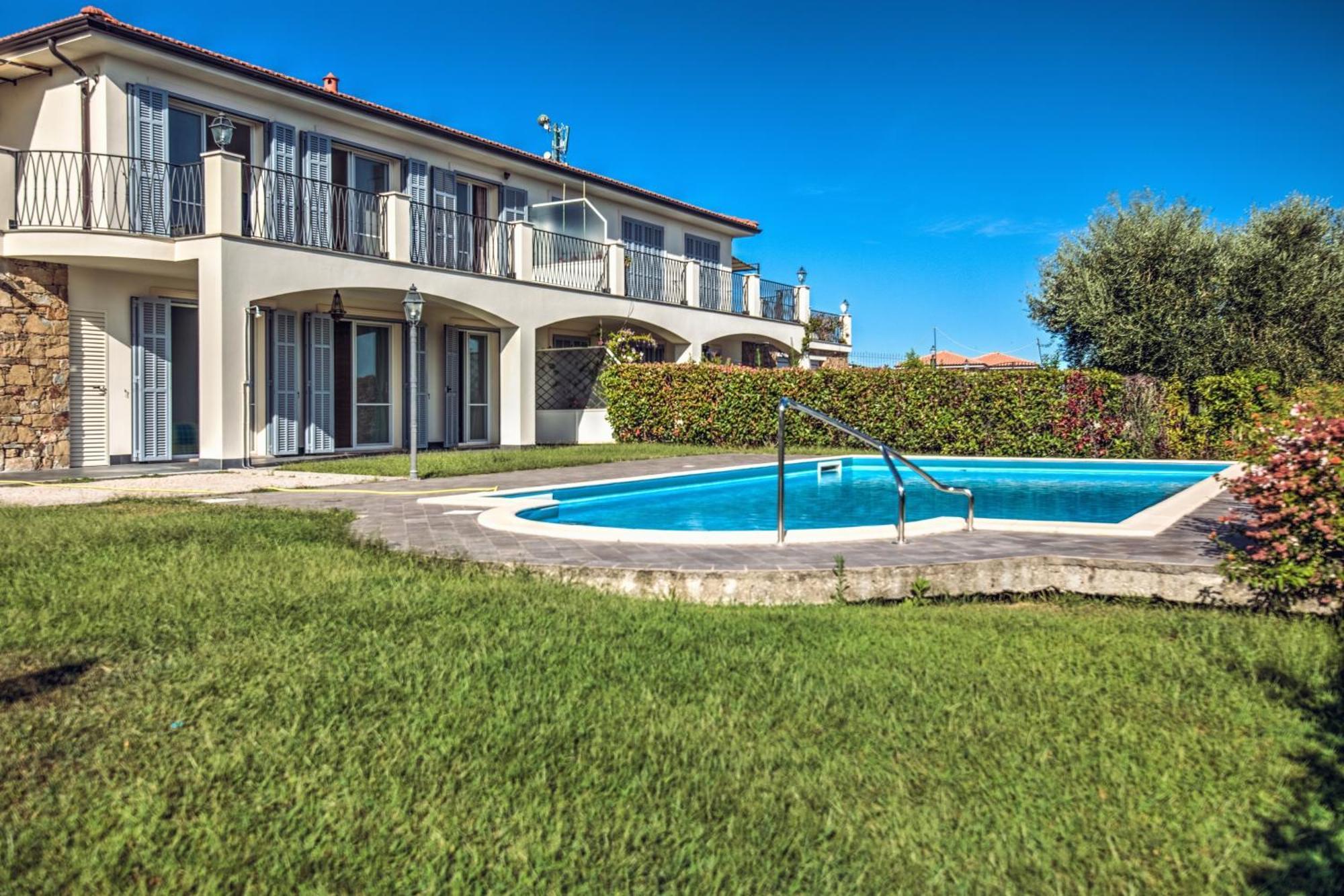 Villa Lucia Riviera Dei Fiori Pool - Happy Rentals Sanremo Exteriér fotografie